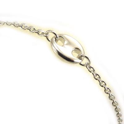 [L1251] - Silver Bracelet 'Coffee Bean'