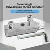 Faucet & Angle Valve Broken Screw Extractor, Multi Specification Wire Extractor,  Screw Rever Angle Valmove Repair Tools
