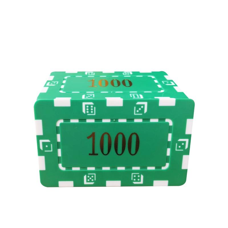 10 pièces/lot argile Las Vegas jetons de Poker 14g ensemble carte de Casino jetons de Poker divertissement pièces de monnaie en dollars jeu de cartes LasVegas