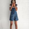 2025 European & American Women's Slim Fit Denim Overall Shorts