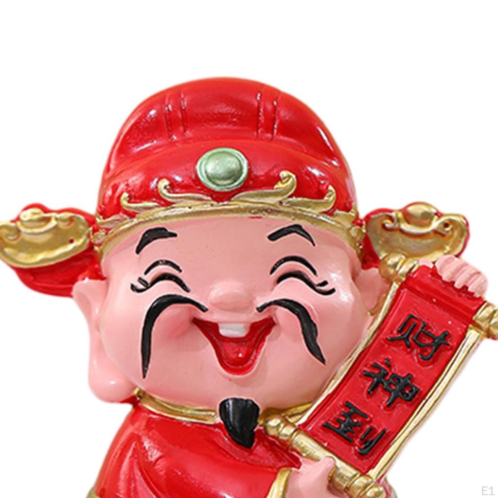 Chinese Year Wealth s Resin Figurine Mythological 2.8inch Tall