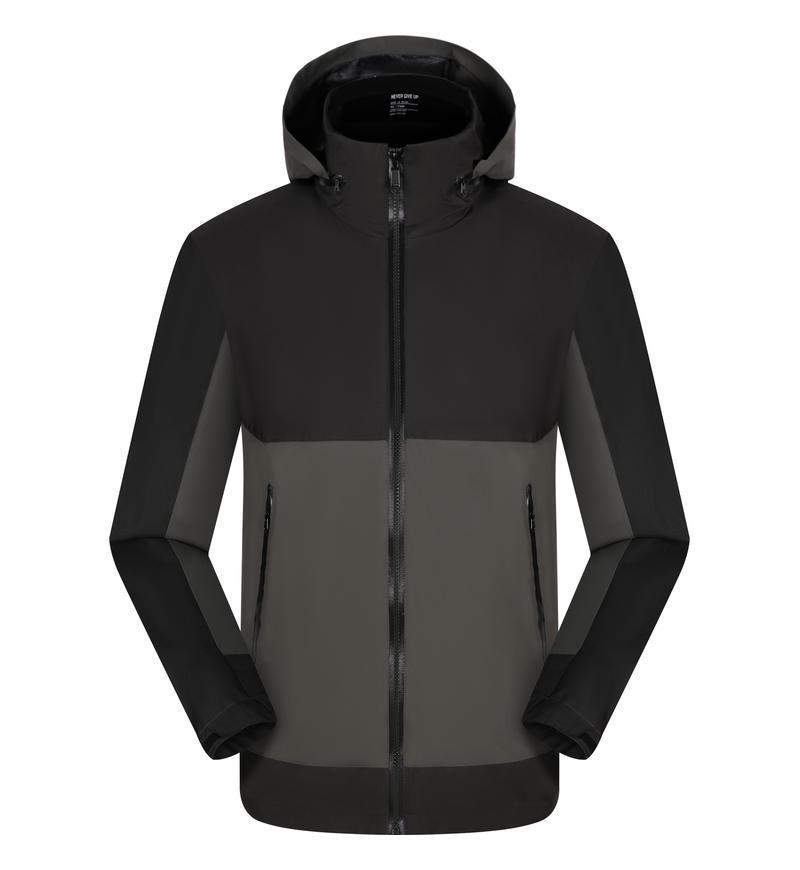 

Горная система 3-в-1 Отстегивающаяся пуховая куртка - Ветрозащитное и водонепроницаемое унисекс пальто с логотипом на заказ. S чёрный