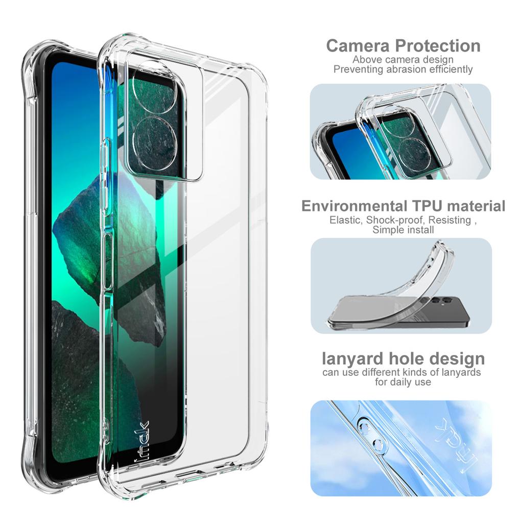 Pro HMD Key 4G Pouzdro na telefon IMAK Nárazuvzdorné Měkké pouzdro