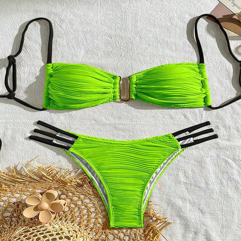Women s Two-Piece Swimwear Summer Bikini Set L