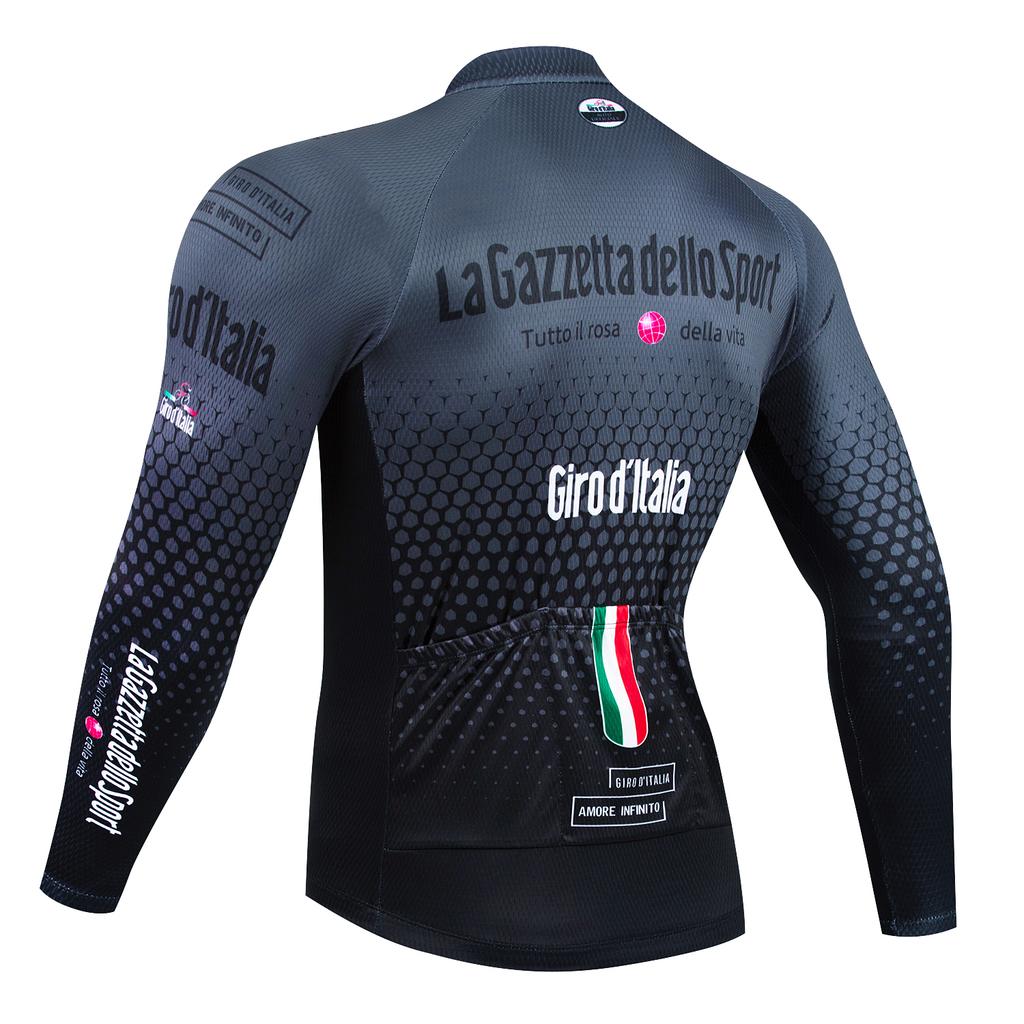 2026 Tour de Italia D'ITALIA Maillot de Ciclismo Premium Anti-UV Sudadera de Manga Larga Traje de Ciclismo Otoño Secado Rápido Uniforme de Carrera