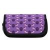Pencil Case High Capacity Metal Zipper 300D Polyester with Two Storage Layers for Pens Stationery Accessories for Daily School Use