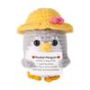 Handmade Crochet Cat Doll Ornament - Cute Knitted Wool Decoration