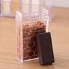 2/6 In 1 Spice Salt Sugar Jar Transparent Seasoning Storage Box Kitchen Container