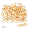 Multi-Size Electroplated CCB Plastic Large-Hole Beads for DIY Jewelry Crafting