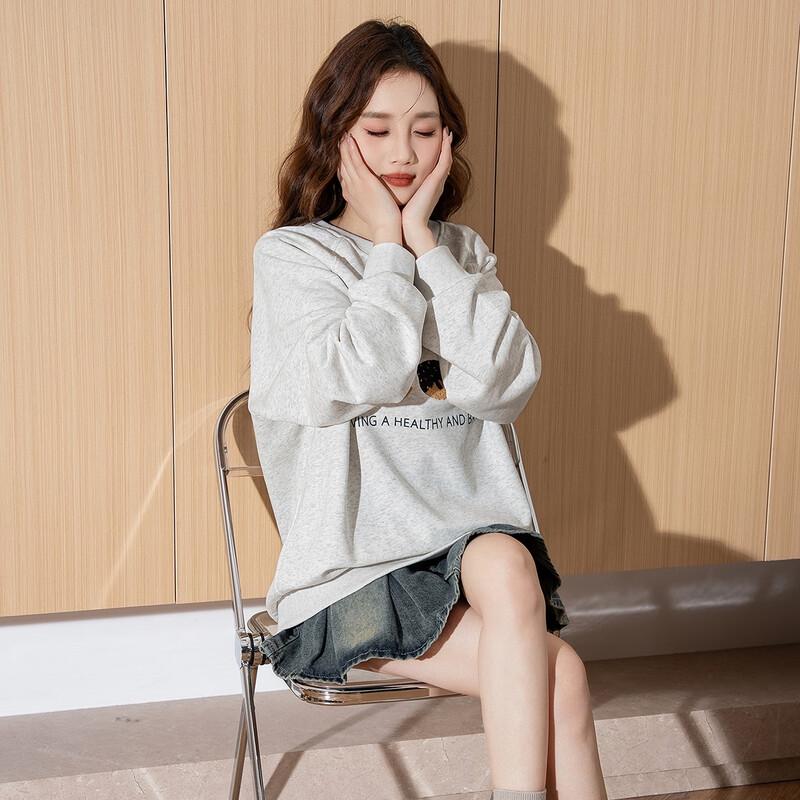 TonLion Women's Graphic Crewneck Sweatshirt