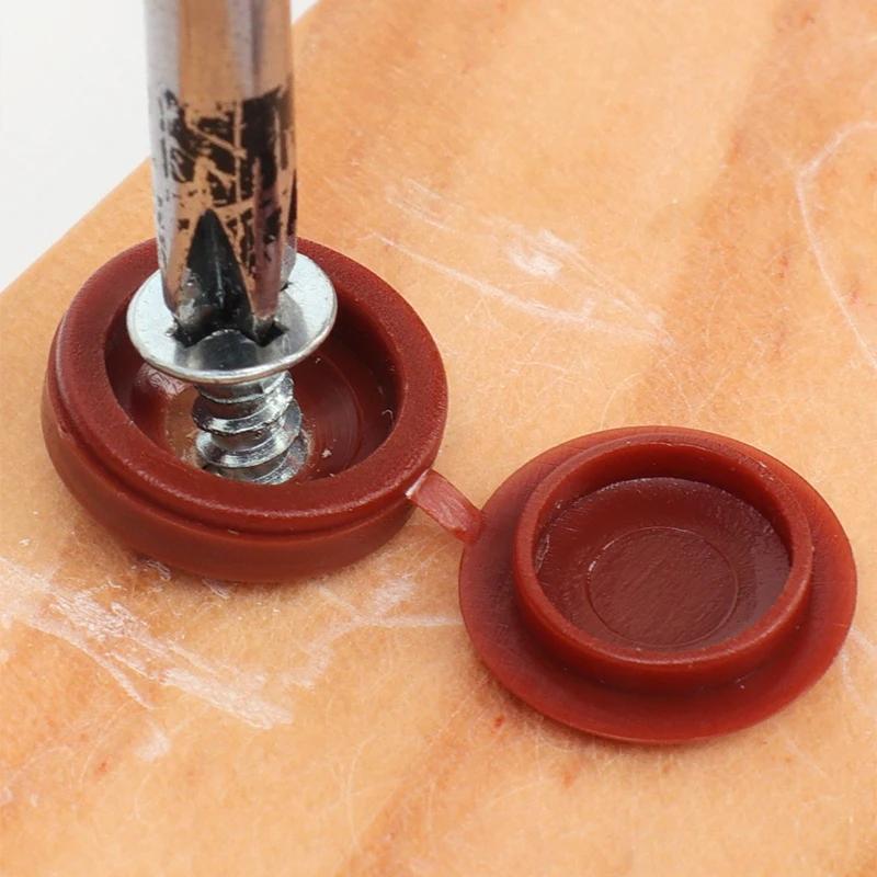 100-500PCS Hot Screw Decorative Cover Cross Screw Nail Cap Folding Buckle for Car Furniture Decorative Nuts Cover Bolts Hardware