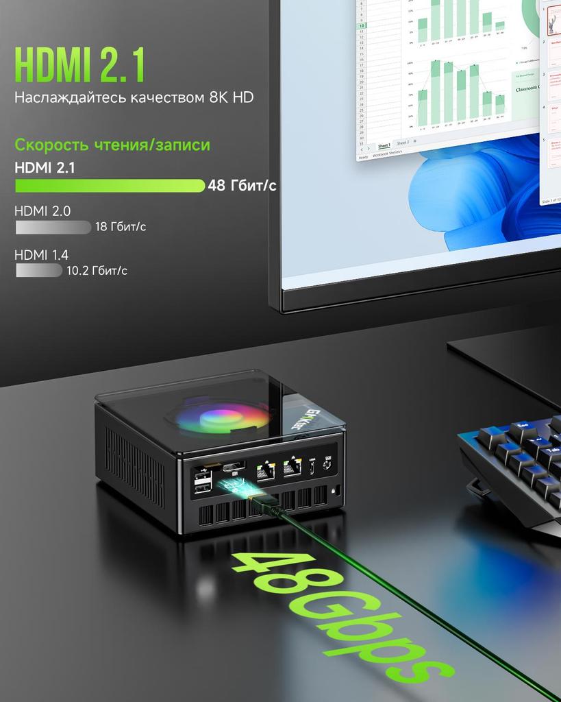 MINIPC GMK  K11   32G+1T SSD AMD Ryzen  9 8945HS AMD Radeon 780M  WINDOWS 11