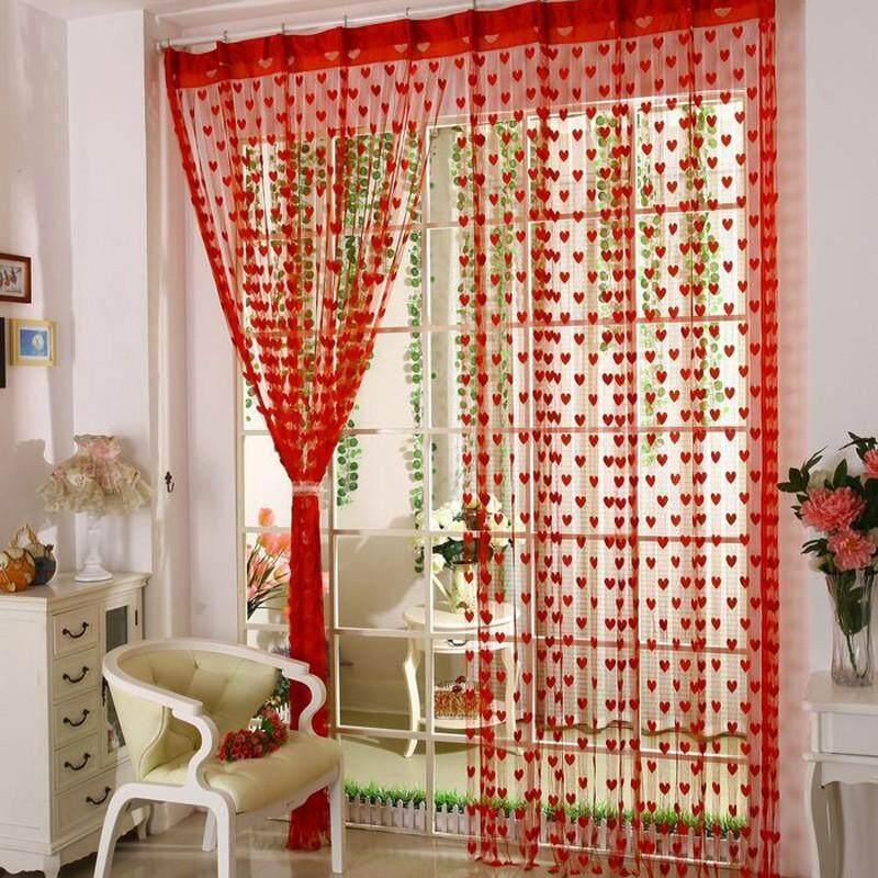Heart String Blinds Curtains Window Room Blinds for Children Lace Curtains Roman Shades Curtains