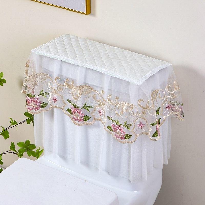 

Одна часть полотенца для крышки бачка унитаза, Чехол на четыре сезона, Прикрывающий неприглядное, Полный чехол, Чехол для бачка унитаза в ванной комнате, Универсальный чехол для бачка