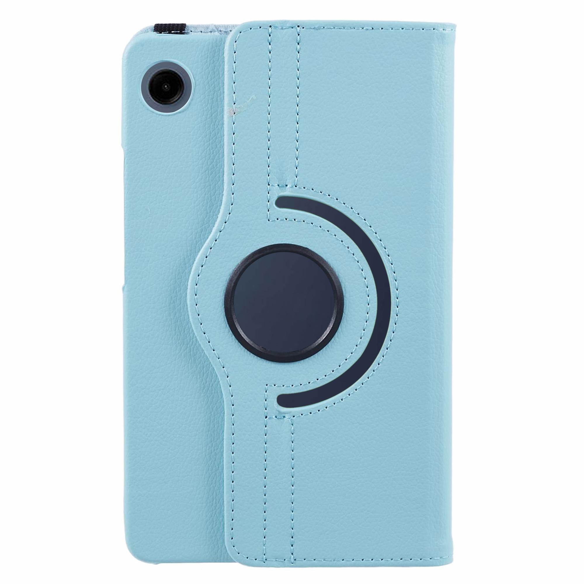 

For Samsung Galaxy Tab A9 Case PU Leather Rotating Stand Tablet Cover Red