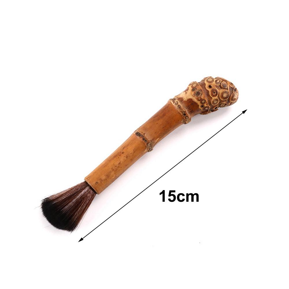 Bamboo Coffee Grinder Cleaning Brush Natural Bristles Vintage Espresso Machine Cleaner Retro Coffee Machine Accessories Cafe Use