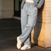 Men's Casual Loose Fit Straight Leg Sweatpants with Elastic Waistband for Athletic Training