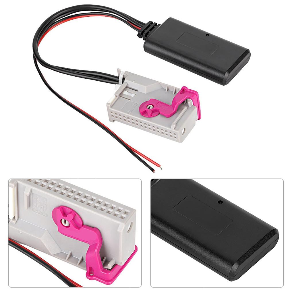 32Pin Cable Adapter Aux Car Bluetooth Kit Fit for A3 A4 A6 A8 TT R8 RNSE