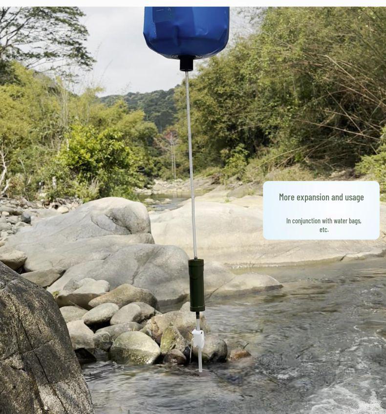 Portable Camping Straw Water Filter and Purifier for Outdoor Use