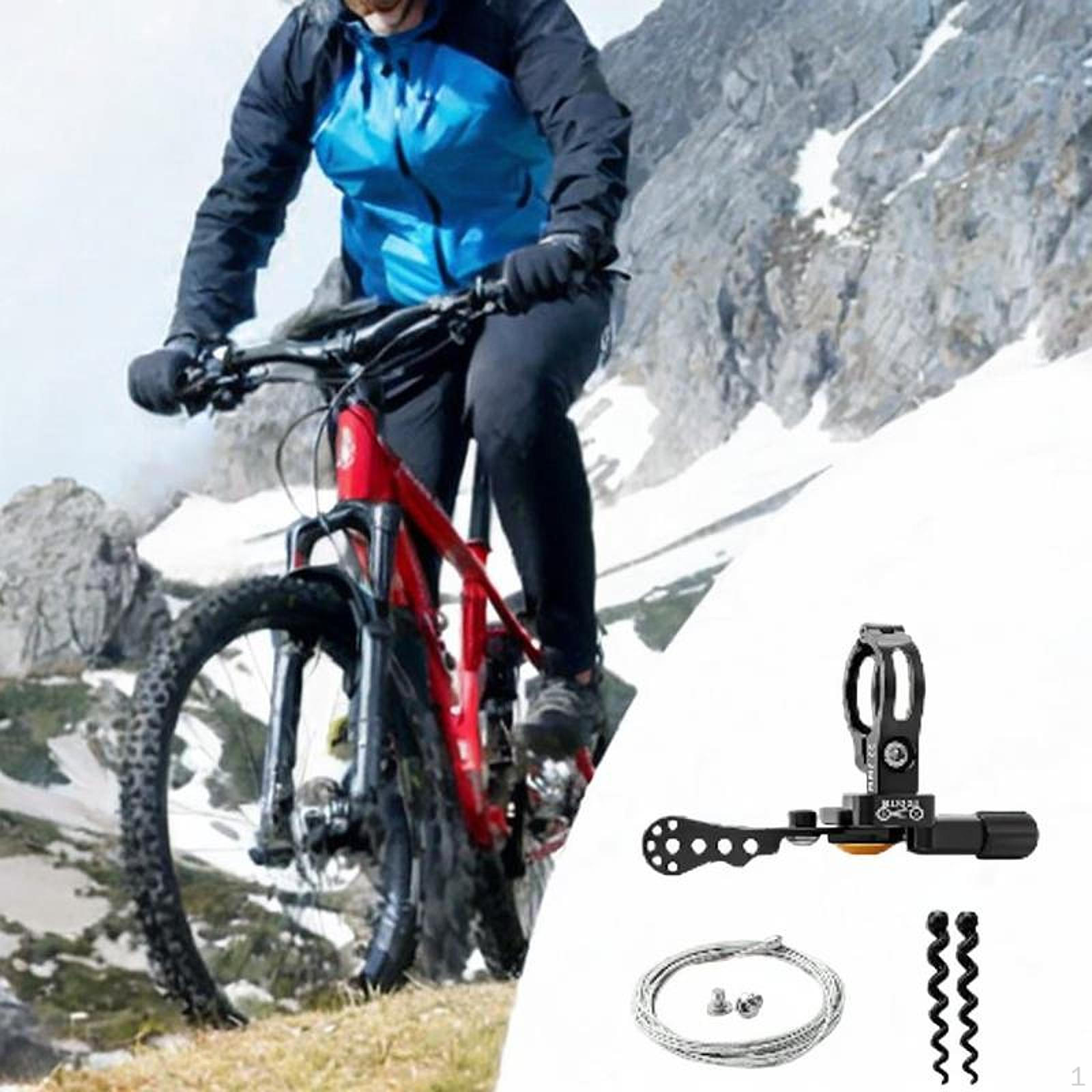 Рычаг управления подседельным штырем с тросовым механизмом black 22.2mm