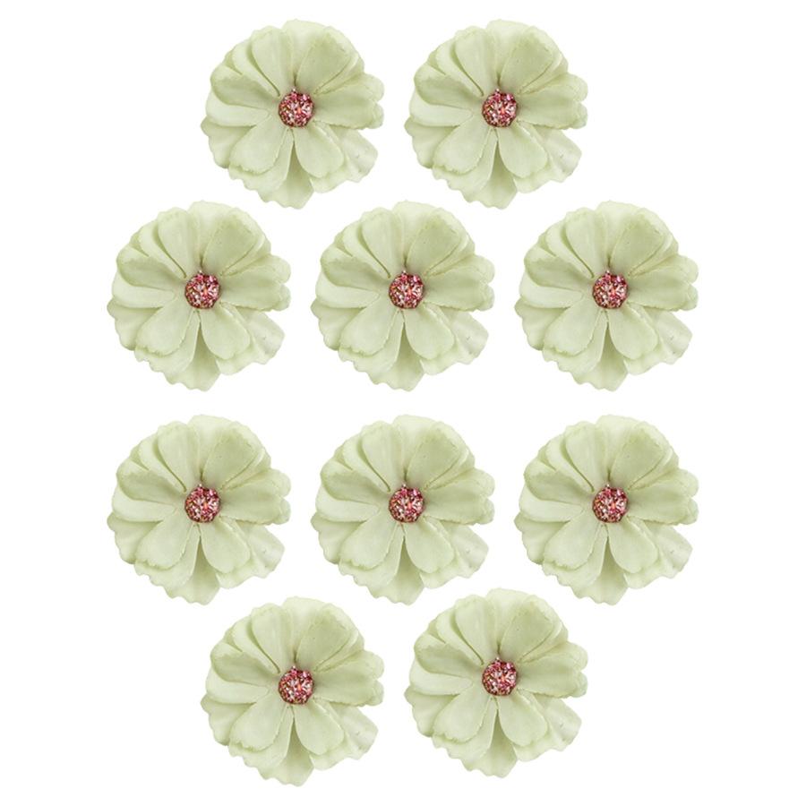 

Цветок вишни, имитация цветка, шелковая хризантема, аксессуары ручной работы, головной убор, пряжка, аксессуары, упаковка материалов для самостоятельного изготовления зелёный