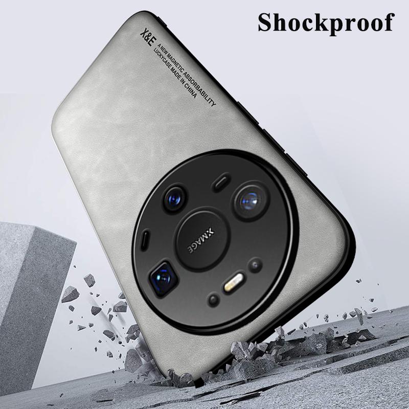 KEYSION Luxury Retro PU Leather Case for Huawei Mate 80 Pro Soft Silicone+PC Shockproof Phone Back Cover for Huawei Mate 80 Pro