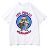 Los Pollos Herunisexos Graphic T Shirt Breaking Bad Vintage Tv Show Streetwear Unisex Oversized Short Sleeve Hip Hop Printed Tees