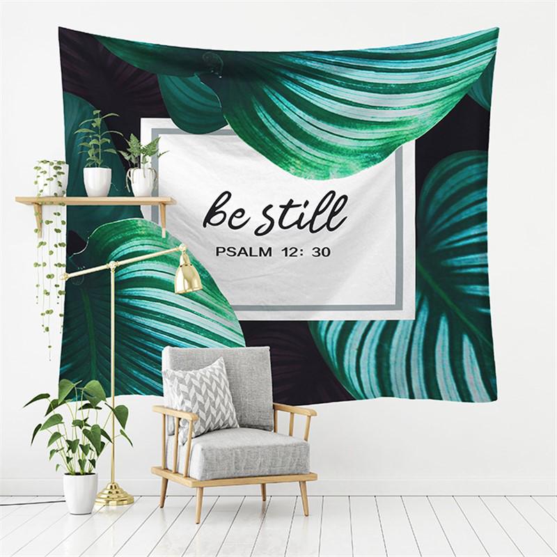 New Forest European-American Landscape TV Background Wall Tapestry - Polyester Decorative Hanging Cloth