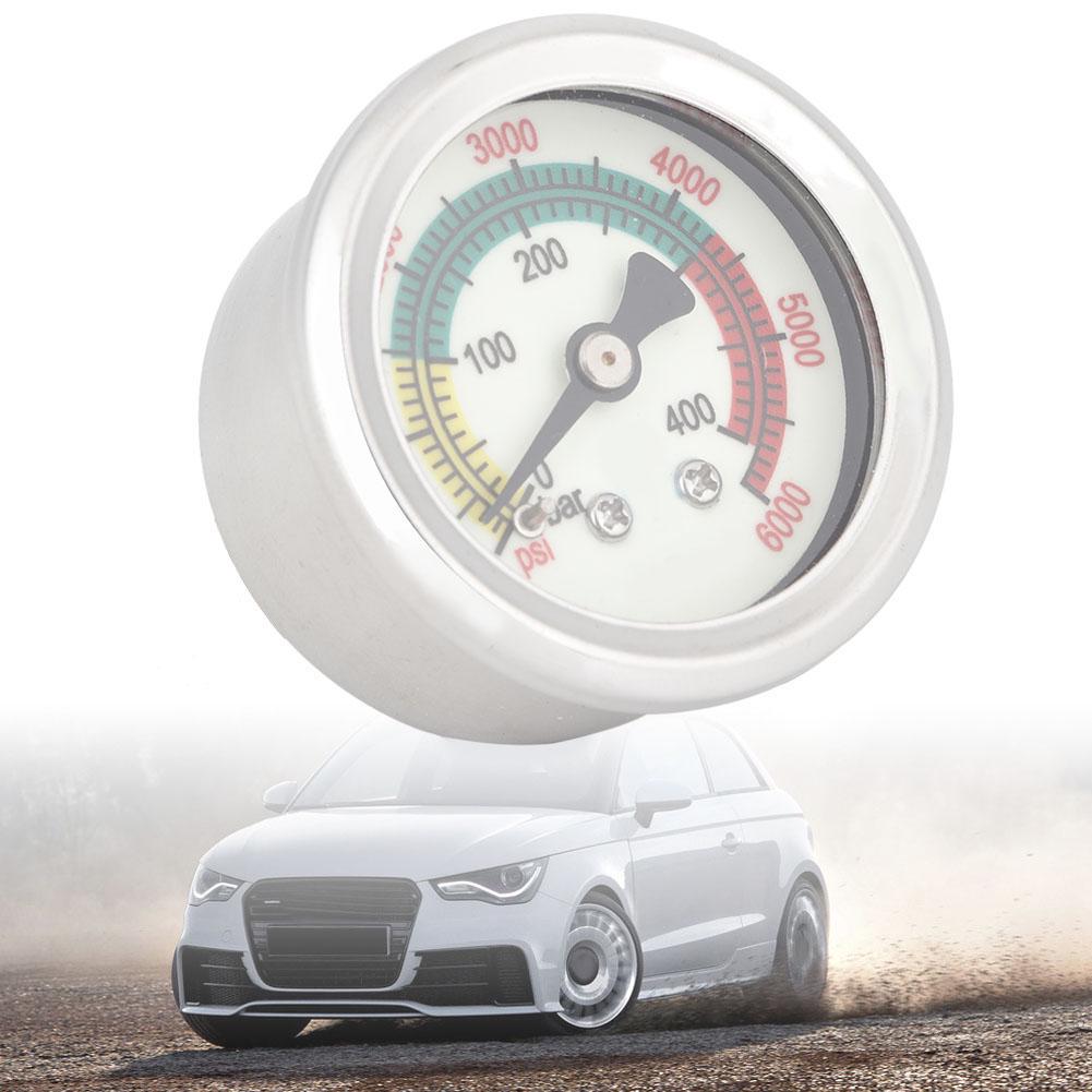  Base Entry Pressure Gauge Manometer 0-40mpa 6000psi with Metal Case for Outdoor Use Easy to Install and Read 