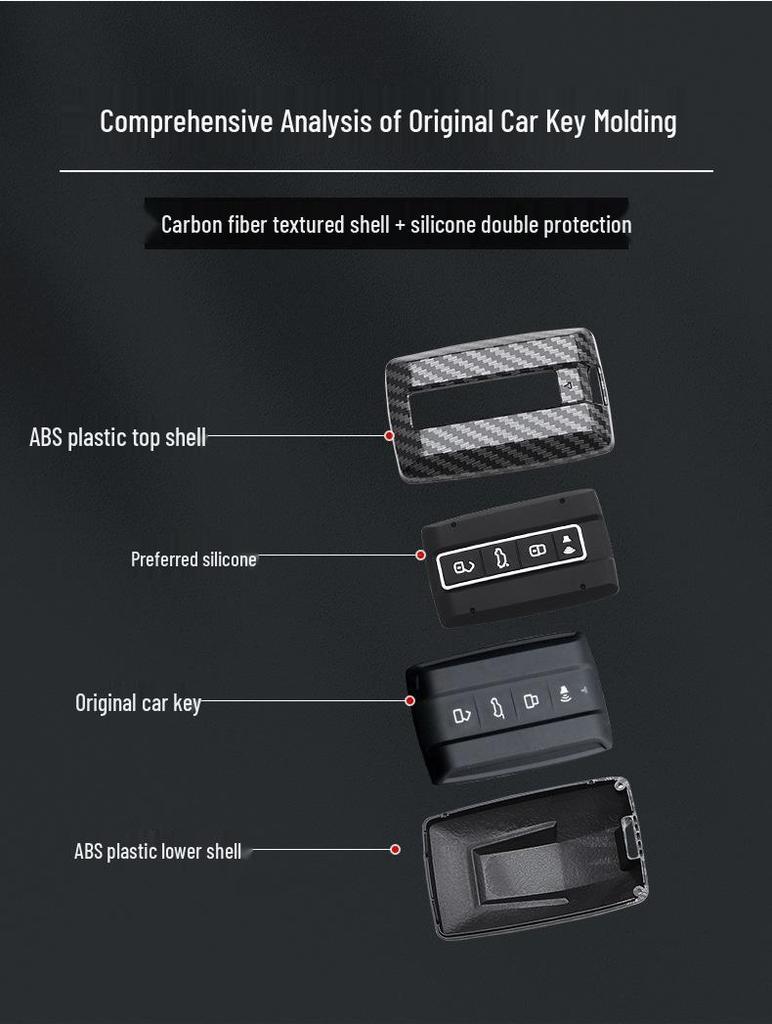 Advanced Carbon Fiber Shell Buckle for Tank Key Cases - Model 400Hi4T/500/700