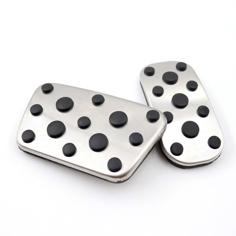 Non-Slip Decorative Pedals for Prado: Throttle, Brake & Rest Area