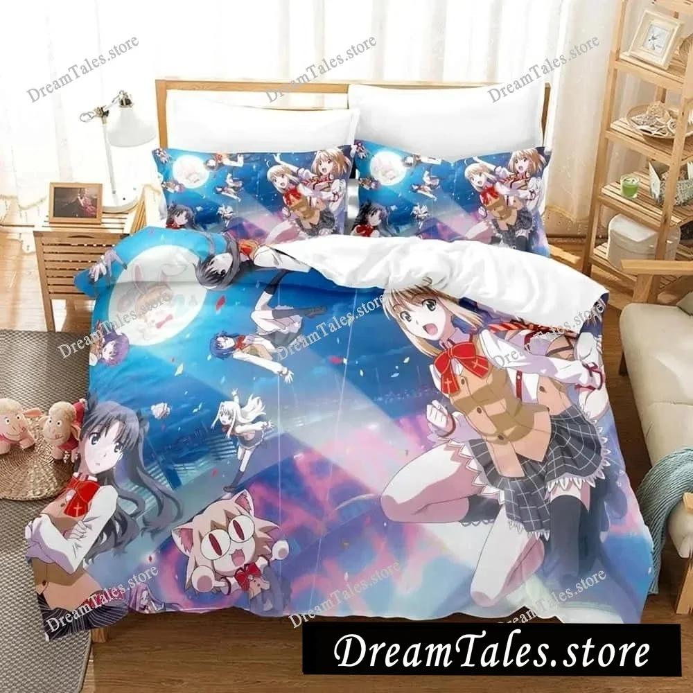 3D Anime Bed Sheet Set Carnival Phantasm Bedding Set Single Twin Full Queen King Size Bed Set Adult Kid Bedroom Duvet Cover Sets