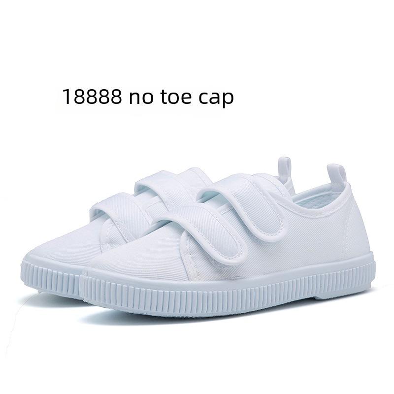 Παιδικά Παπούτσια Χορού με Velcro - Λευκά Αθλητικά Εσωτερικού Χώρου για Αγόρια & Κορίτσια