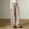 Chuyu Women's Winter Retro Mori Casual Pants