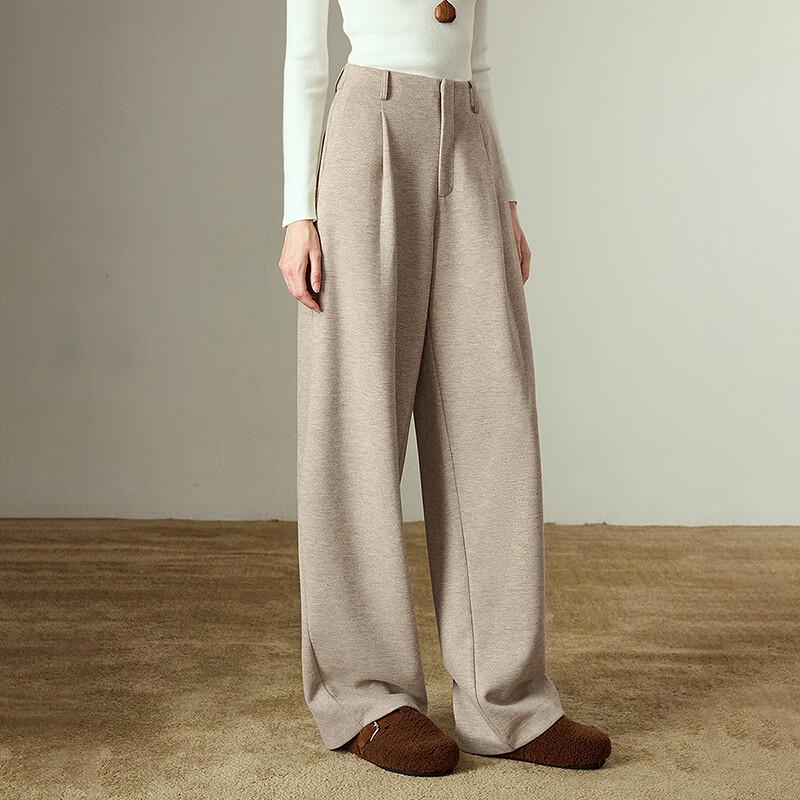 Chuyu Women's Winter Retro Mori Casual Pants
