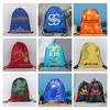 Polyester Double Shoulder Drawstring Backpack with Logo Printing