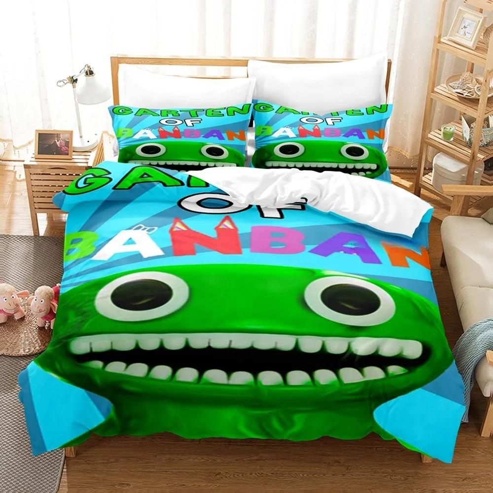 Garten Of Banban Bettwäsche-Set Cartoon Bettwäsche Geschenk für Jungen Kinder Mädchen Heimdeko Einzelbett Twin Full Size Niedliche Bettbezug-Sets