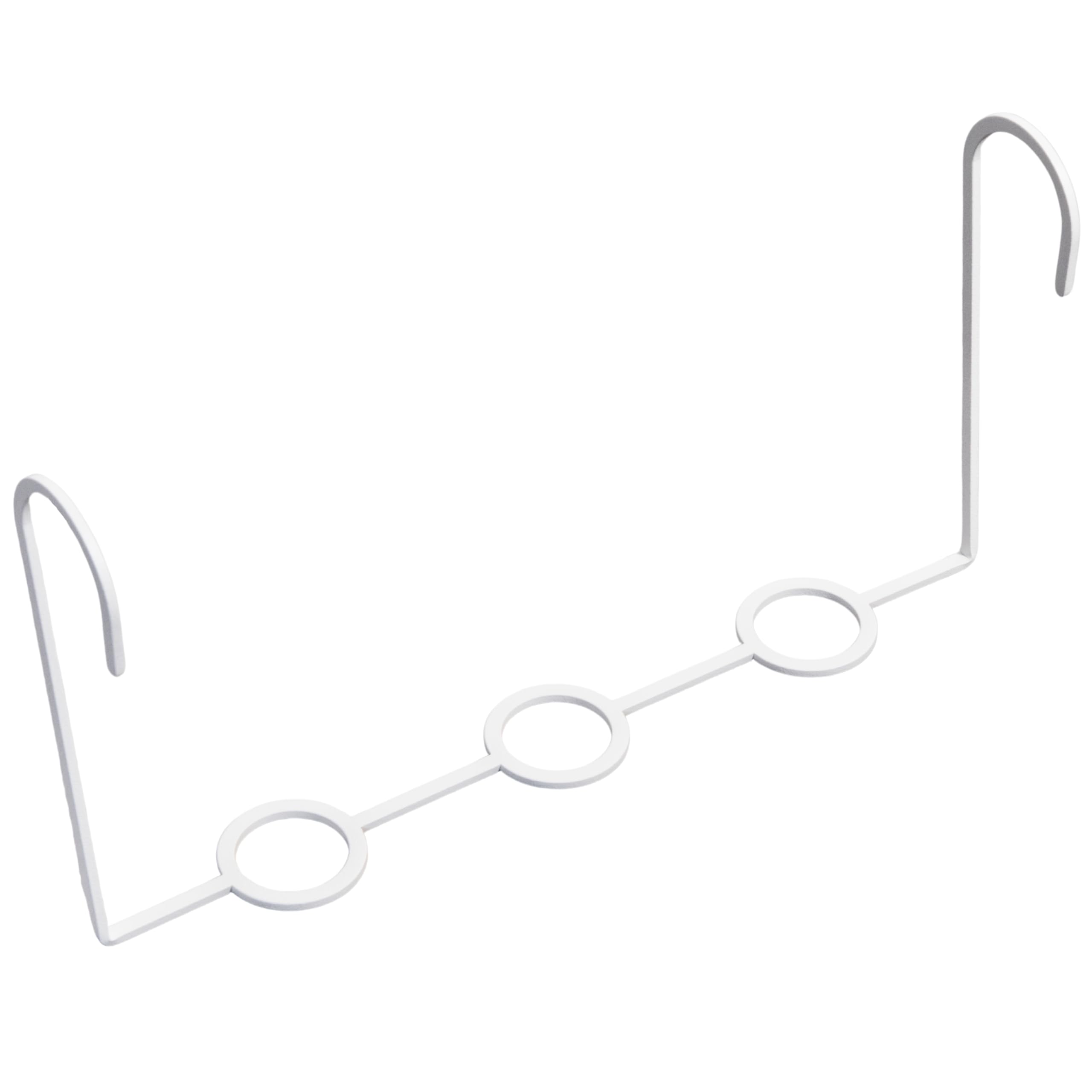 

красивая белая нержавеющая подвесная полка для шампуня MagoroLabo с крючками для подвешивания бутылок, плавающее хранилище для ванной TETUTO [Всегда сталь] [Сделано в Японии] 3 штуки белый