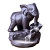 Incense Burner Home Decoration Elephant Ceramic Purple Sand Incense Burner