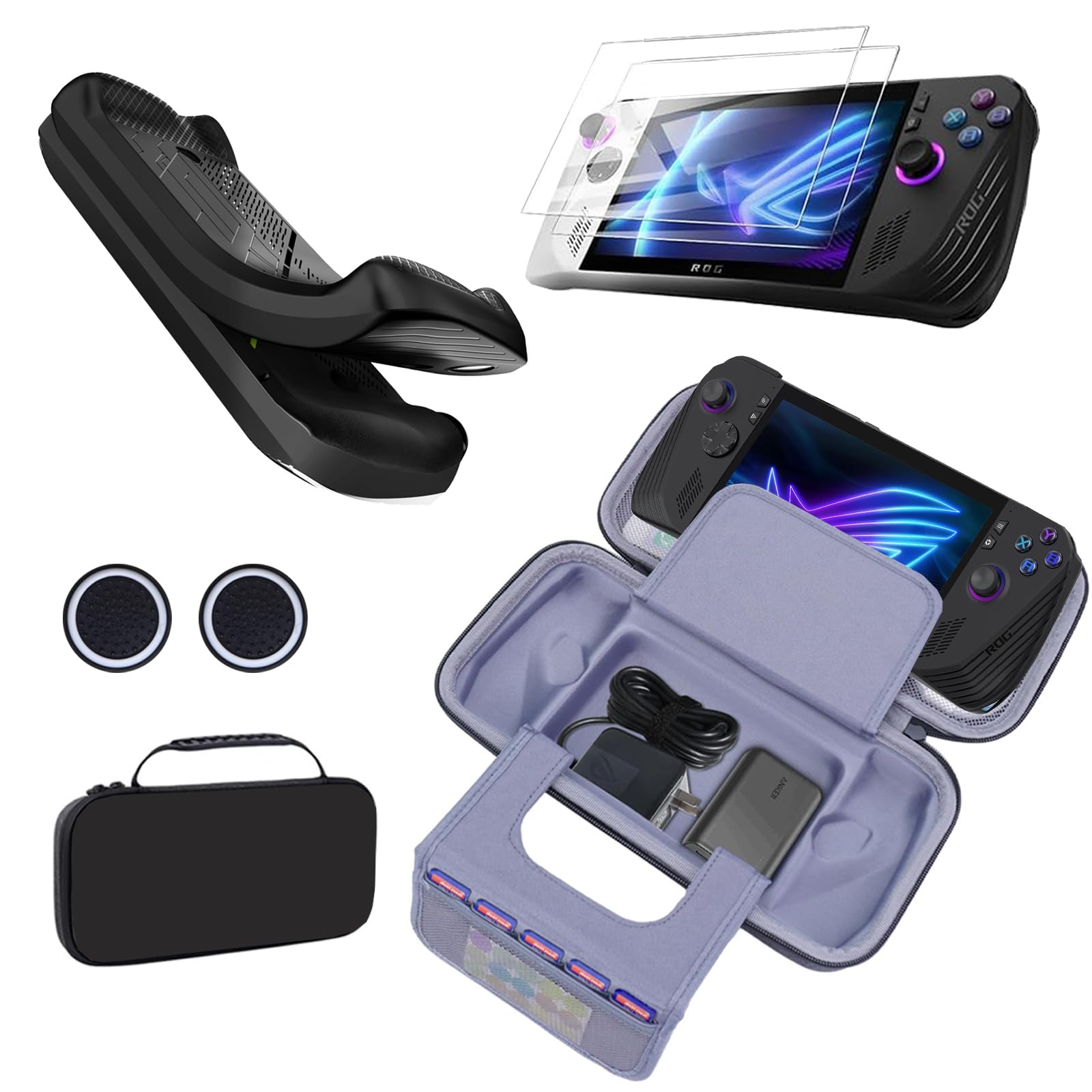 

Lwuckbarrt Case for ROG Ally X New Enhanced Version 4in1 For ROG Ally [2024 - Set]