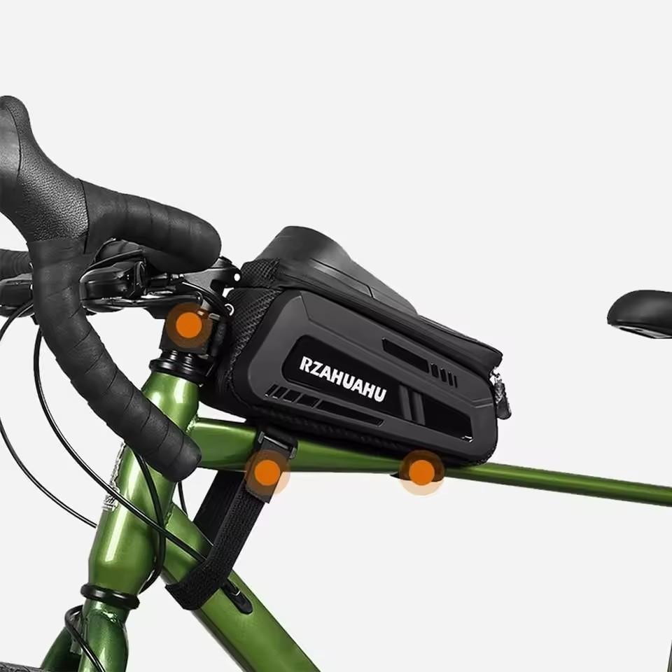 Waterproof Bike Handlebar Phone Bag Sensitive Touch Screen Cycling Front Frame Storage Pouch Universal Bike Phone Holder Case