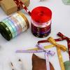 1 Cm Wide Valentine's Day Ribbons Satin 10 Yards Heart-shaped Gift Wrapping Ribbon Hot Stamped Polyester Heart Printed Ribbon