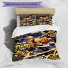 3pcs Duvet Cover Set (1*Duvet Cover + 2*Pillowcase, Without Core), Demon Slayer Print Bedding Set, Bedroom Decor, All‑Season, Gift