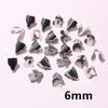 200 Pcs Stainless Steel Edge Binding Tongue Clasps for DIY Necklace & Bracelet Making