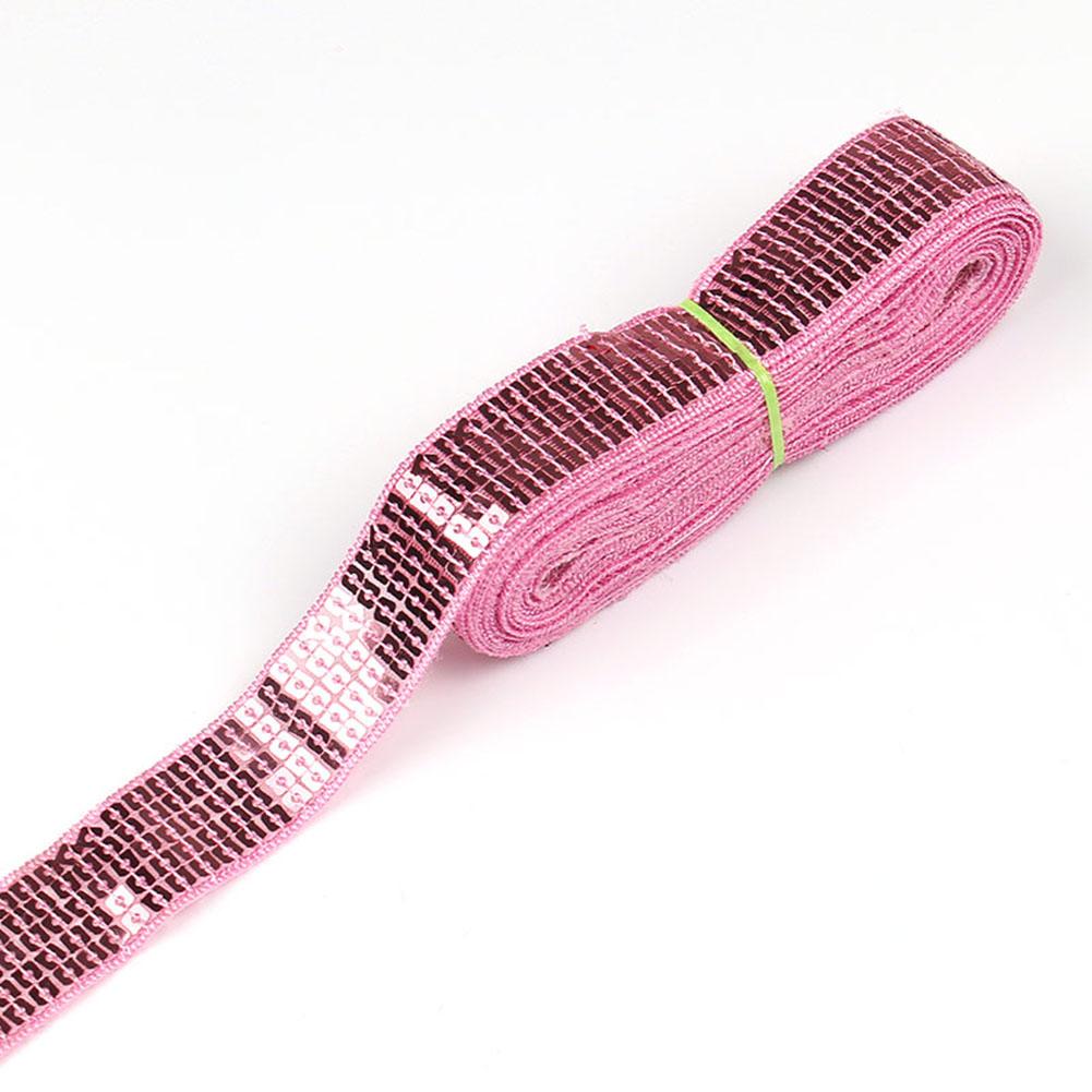 20 Yard Shiny Sequin Ribbon Beading Lace Trim Sequin Sewing Fabric For Patchwork Applique Craft Diy Wedding Dress Decoration
