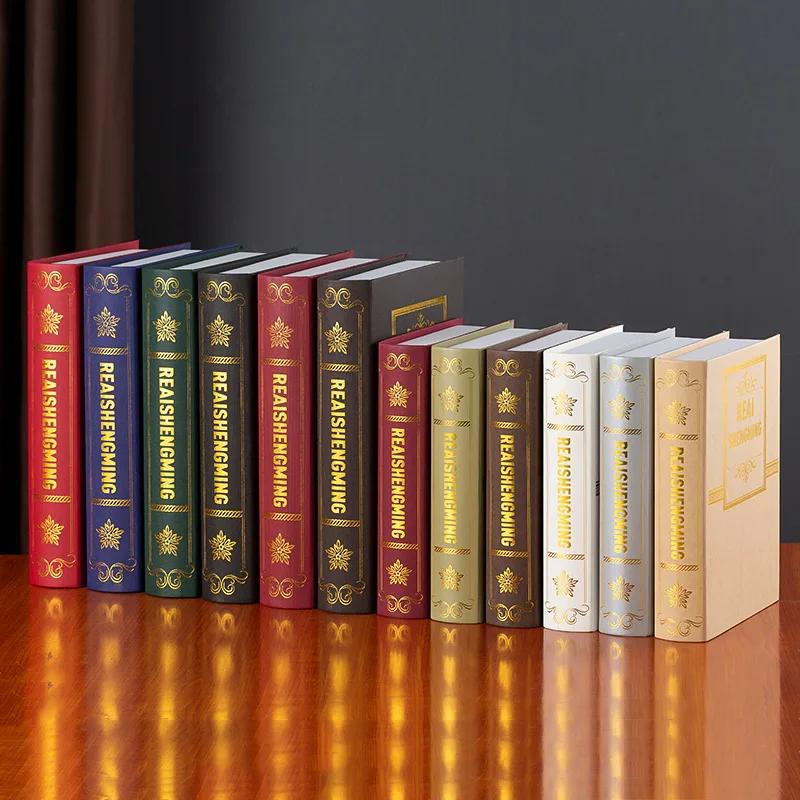 12pcs/set Vintage Fake Book Model Ornament Simulation Book Decoration Photography Book Props Household Study Room Decoration