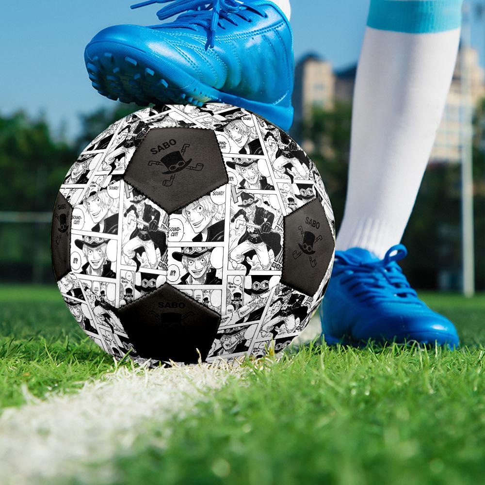 1pc One Piece Football Soccer Ball Size 5 Indoor Soccer Ball Fashion Colorful  Backyard Game -Great For Sports Fans Gift HE25