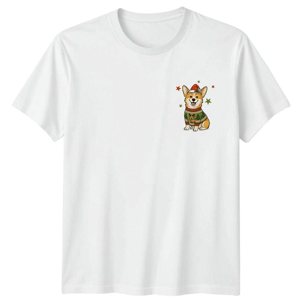 Corgi Christmas Sweater Holidays Unisexs TShirt Unisexs Tee Graphic Unisex Top S