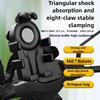 Stoßfeste Handyhalterung 8-Punkt-Klaue Sicher 360° verstellbar Drehbarer Halter für Fahrrad Motorrad E-Bike für 4,7-7 Zoll Smartphones