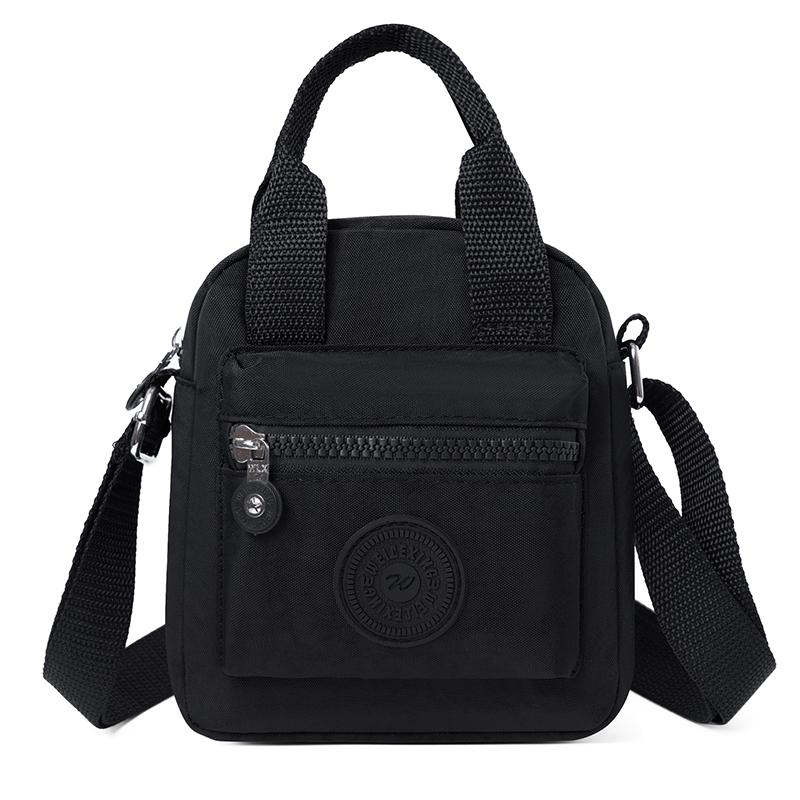 

Shoulder Bag Nylon Cloth Small Bag Crossbody Bag Casual Handheld Women S Bag чёрный